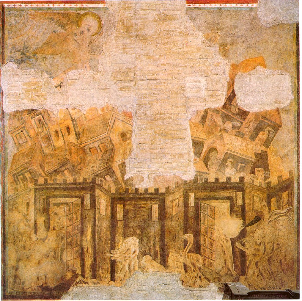 Cimabue, caduta di babilonia
