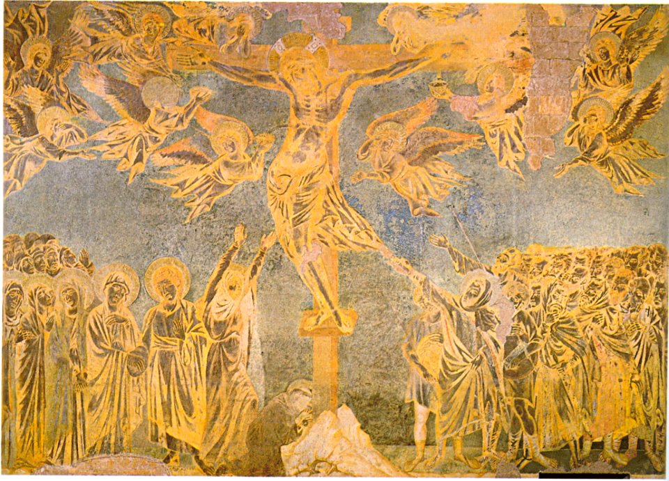 Cimabue, crocifissione del transetto sinistro