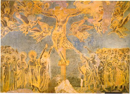 Cimabue, crocifissione del transetto sinistro