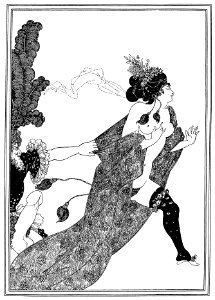 Cinesias Entreating Myrrhina to Coition, Aubrey Beardsley