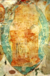 Cimabue, visione del trono, dettaglio 01