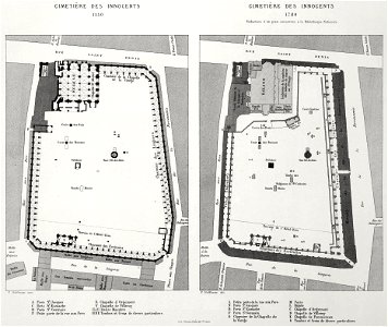 Cimetière des Innocents 1550-1780