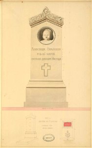 Cimetière du Père Lachaise - tombeau d'un jeune enfant russe 01