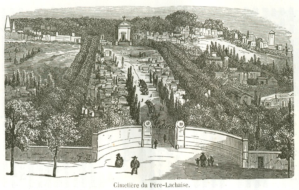 Cimetière du Père-Lachaise 1855