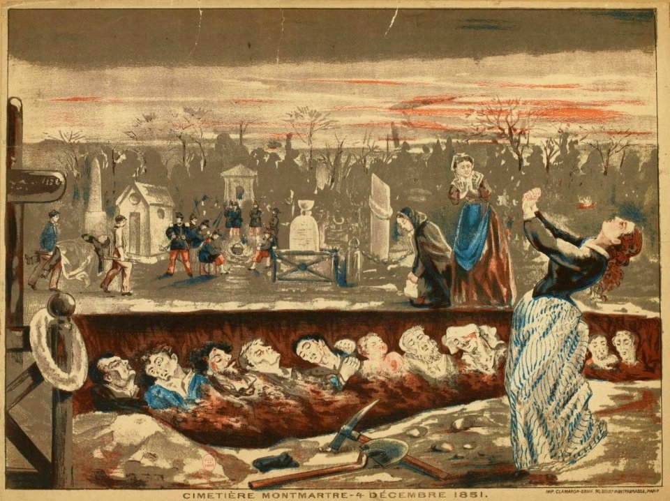 Cimetière Montmartre - 4 décembre 1851