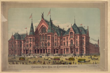 Cincinnati music hall and exposition buildings LCCN2003680888