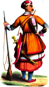 Circassien (Asie). Auguste Wahlen. Moeurs, usages et costumes de tous les peuples du monde. 1843