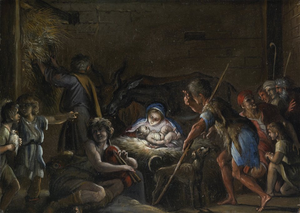 Circle of Annibale Carracci Adoration of the Shepherds