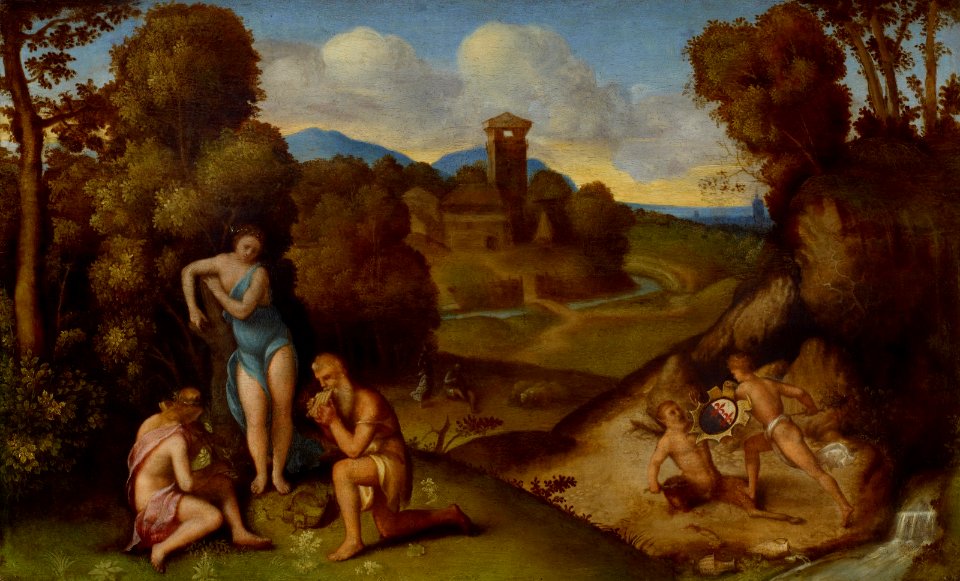 Circle of Giorgione (Giorgio di Castelfranco) - Allegory - BF.1982.11 - Museum of Fine Arts