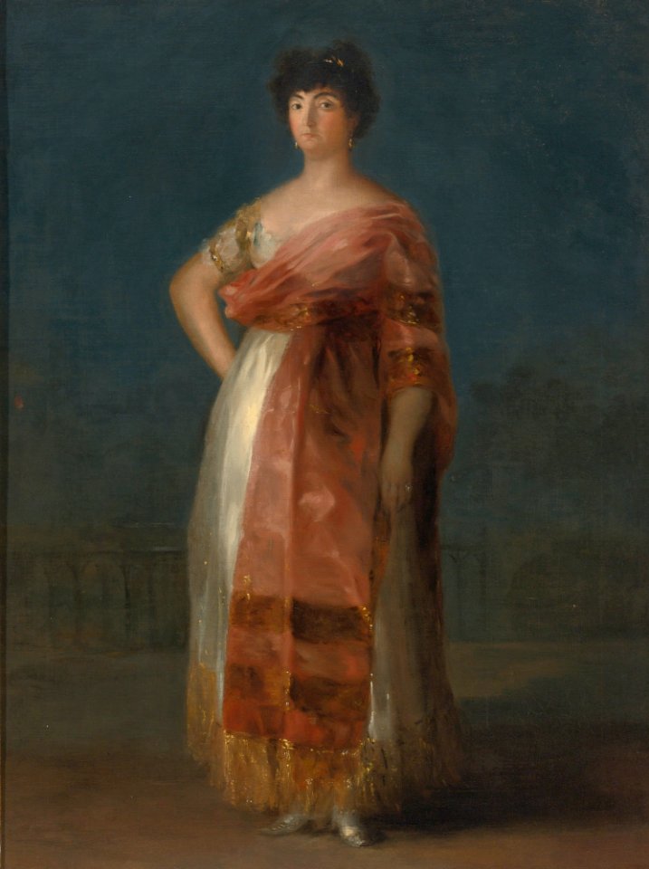 Circle of Goya Portrait of María Del Rosario Fernández