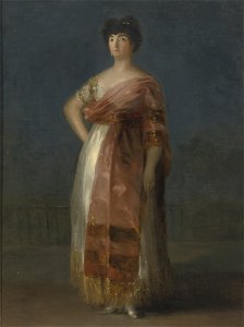 Circle of Goya Portrait of María Del Rosario Fernández