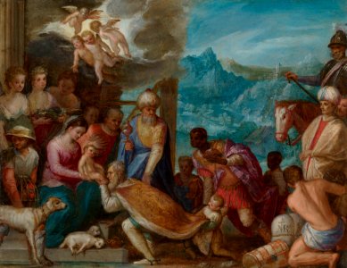 Circle of Johann Rottenhammer the Elder (1565-1625) - The Adoration of the Magi - RCIN 404716 - Royal Collection