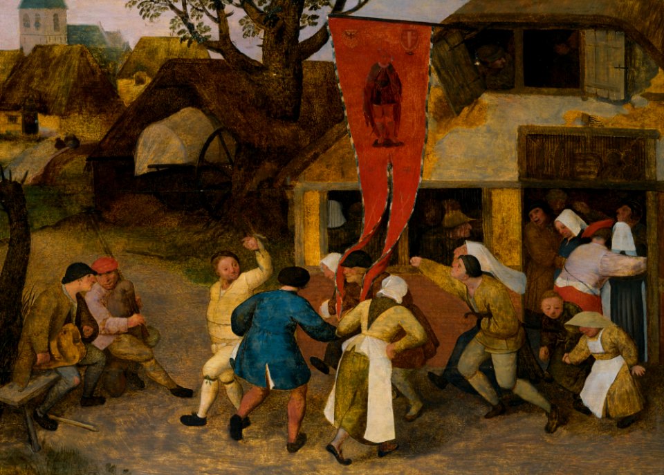 Circle of Pieter Bruegel the Elder - A VILLAGE KERMESSE