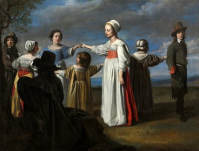 Circle of Le Nain - Children Dancing, c. 1650
