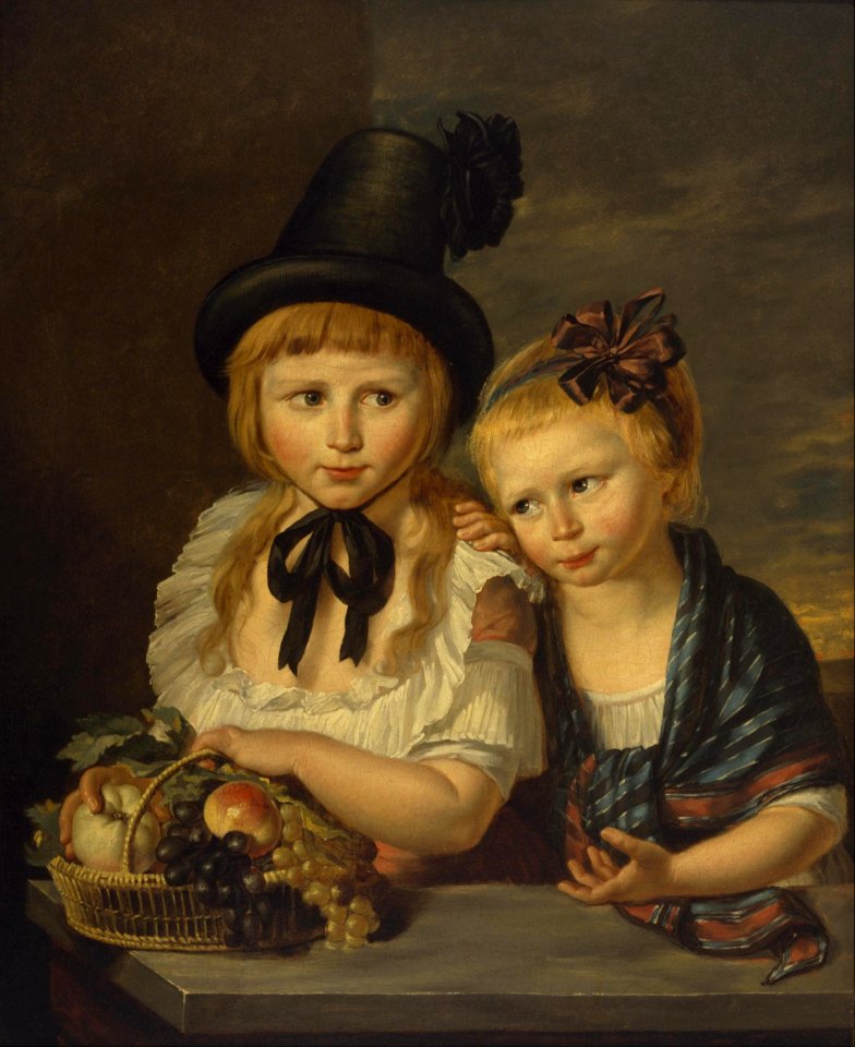 Circle of Martin Drolling - Two Children - Google Art Project
