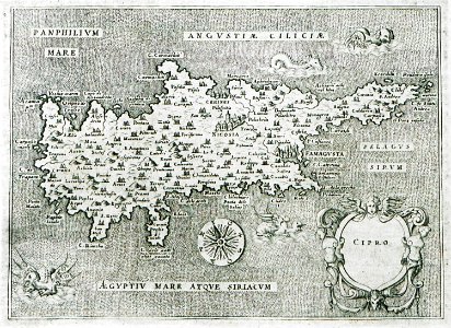 Cipro - Porcacchi Tomaso - 1620