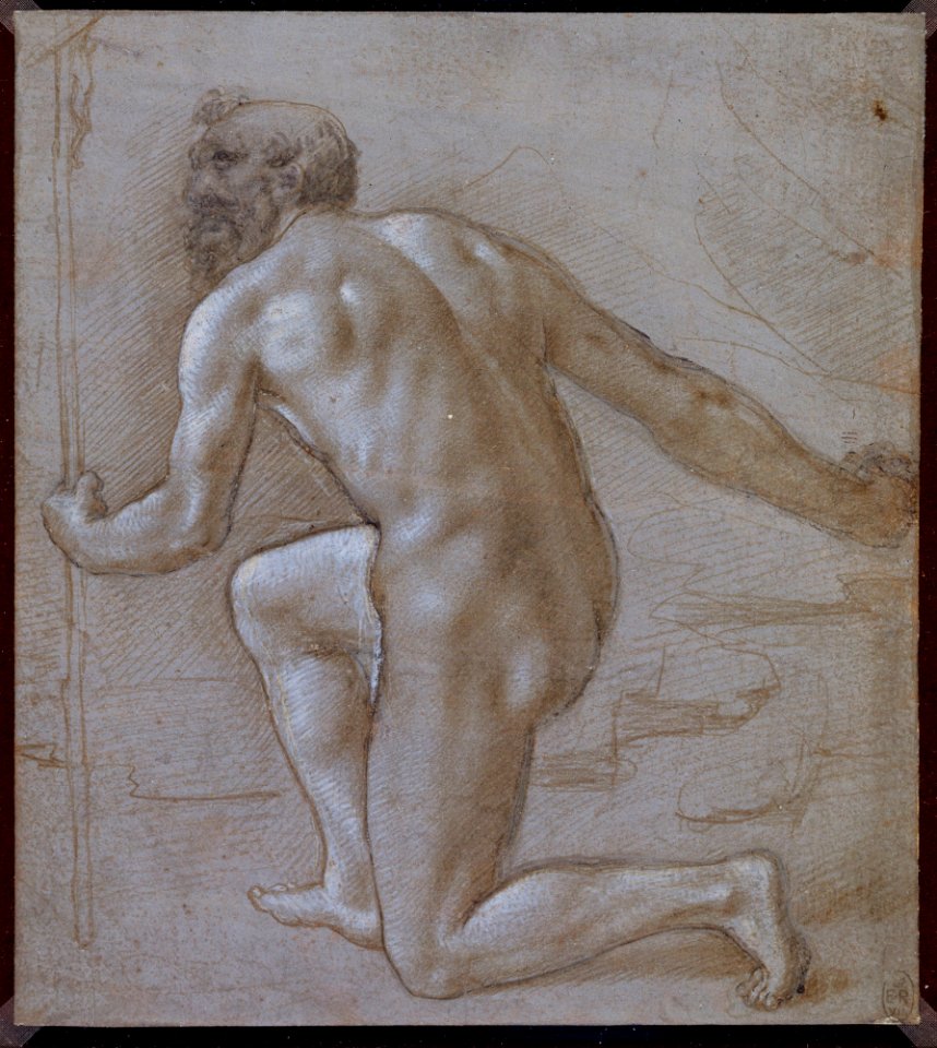 Circle of Leonardo da Vinci - RCIN 912571, St Jerome c.1490