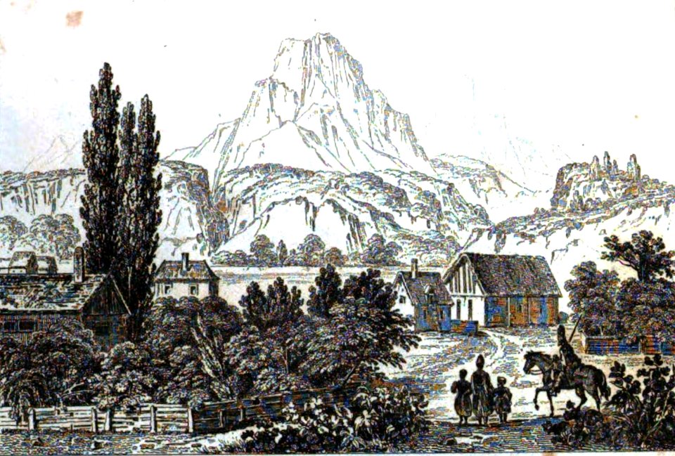 Circassien. Der Promethus Felsen. (Russie)