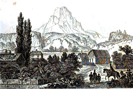 Circassien. Der Promethus Felsen. (Russie)