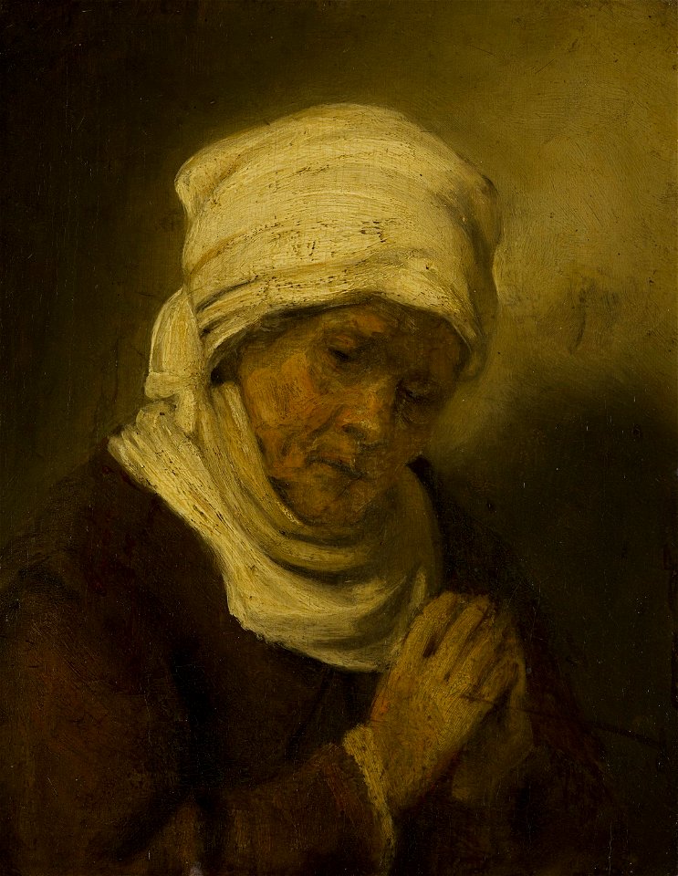 Rembrandt - Praying Woman