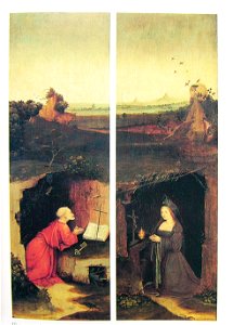 Circle of Jheronimus Bosch Adoration of the Magi Anderlecht outer wings Clr