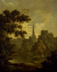 Circle of John Rathbone - Landscape with Figures - Google Art Project