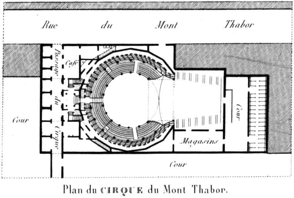 Cirque du Mont Thabor - Plan - Donnet 1821 plate15 GB-Ghent