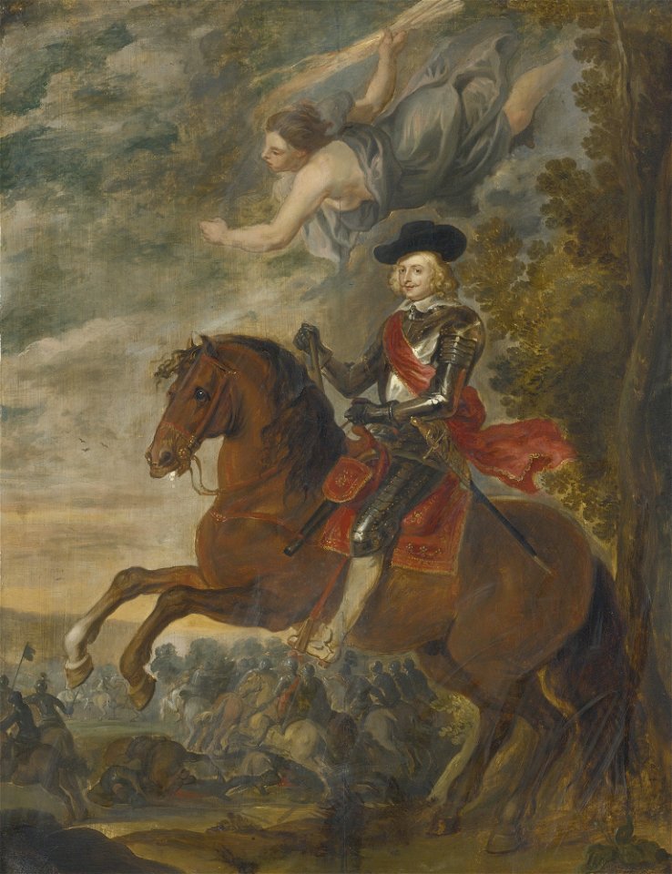 Circle of Rubens Cardinal Infante Archduke Ferdinand On Horseback