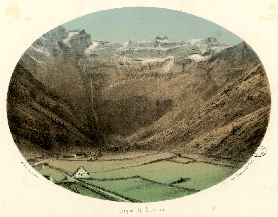 Cirque de Gavarnie - Fonds Ancely - B315556101 A ABADIE 1 036
