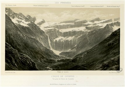 Cirque de Gavarnie - Vue prise du Chemin de Coumélie - Fonds Ancely - B315556101 A PETIT 3 026