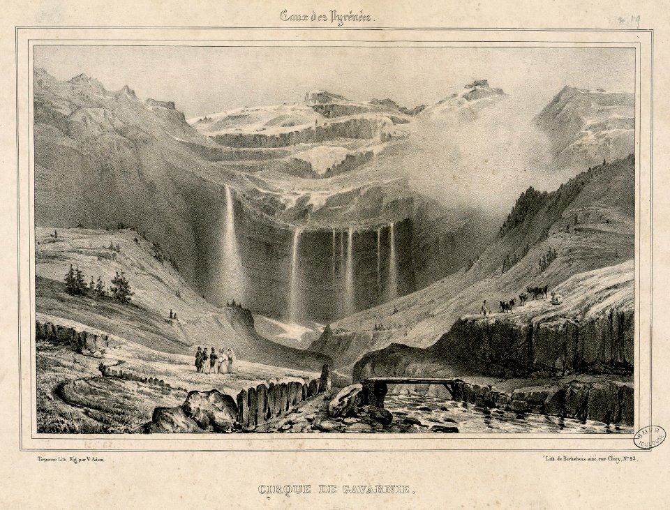 Cirque de Gavarnie - Fonds Ancely - B315556101 A MONTHELIER 1 2 020