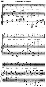 Cirrcassian Melodies. War Song. Edmund Spencer. Travels in Circassia, Krim-Tartary &c. 1838. P.336