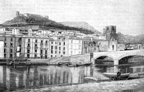 Città di Bosa (xilografia)