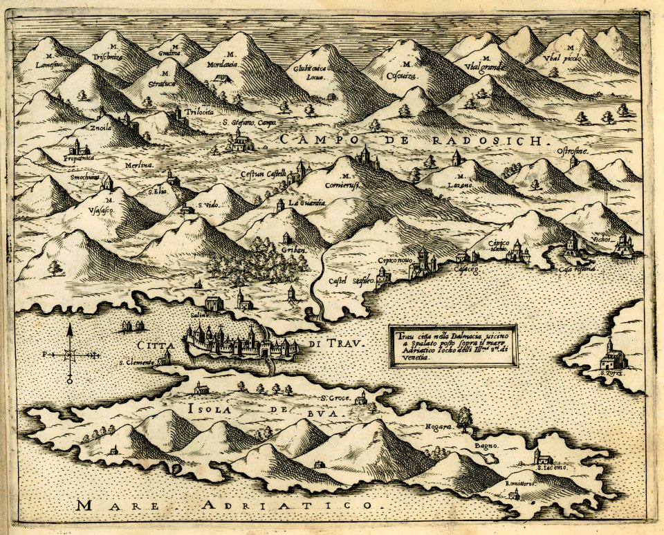 Città di Trau - Camocio Giovanni Francesco - 1574