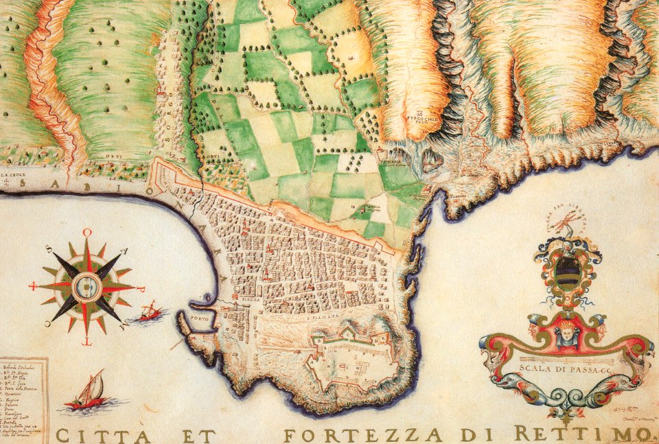 Città, et Fortezza di Retimo - Francesco Basilicata - 1618 (cropped)