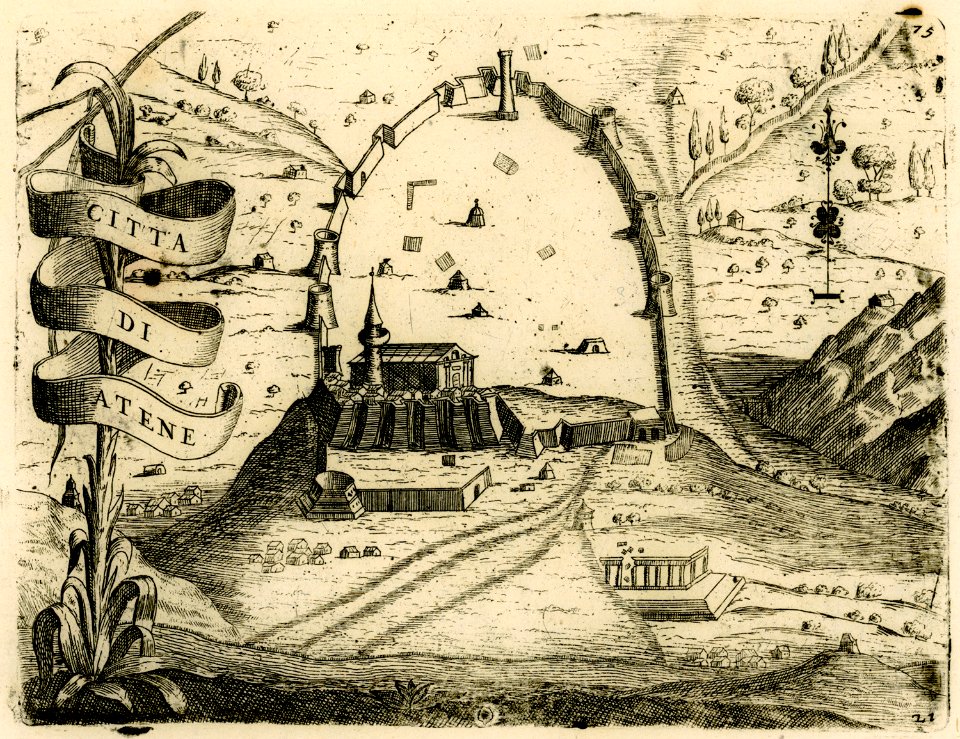 Citta di Atene - Coronelli Vincenzo - 1688