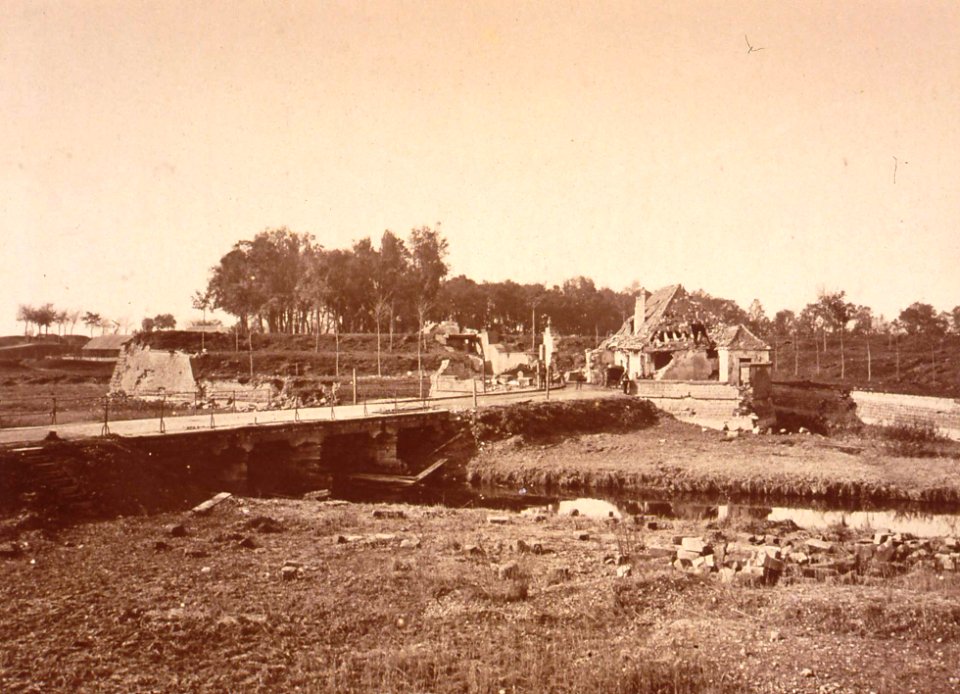 Citadelle de Strasbourg près de la porte de secours (1870)