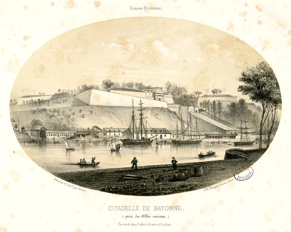Citadelle de Bayonne (prise des Allées marines) (Basses-Pyrénées) - Fonds Ancely - B315556101 A GORSE 1 026