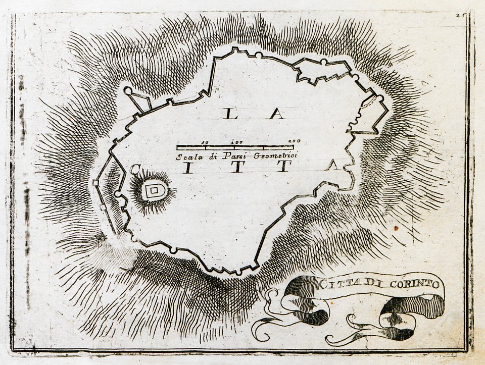 Citta di Corinto - Coronelli Vincenzo Maria - 1708