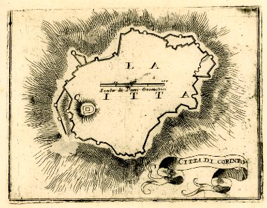 Citta di Corinto - Coronelli Vincenzo - 1688