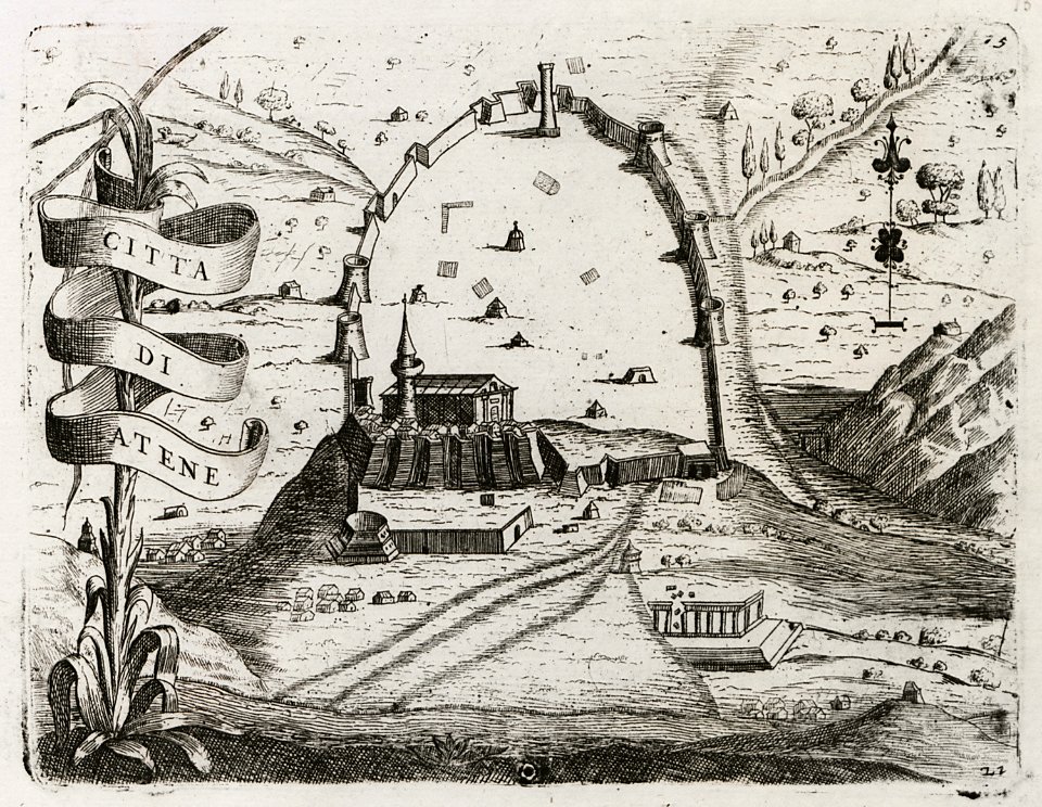 Citta di Atene - Coronelli Vincenzo - 1686