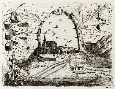 Citta di Atene - Coronelli Vincenzo - 1686