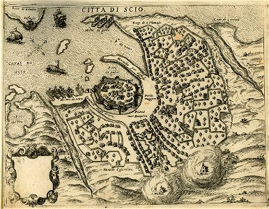 Citta di Scio - Camocio Giovanni Francesco - 1574