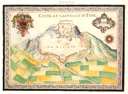 Città, et Castello di Tine - Francesco Basilicata - 1618