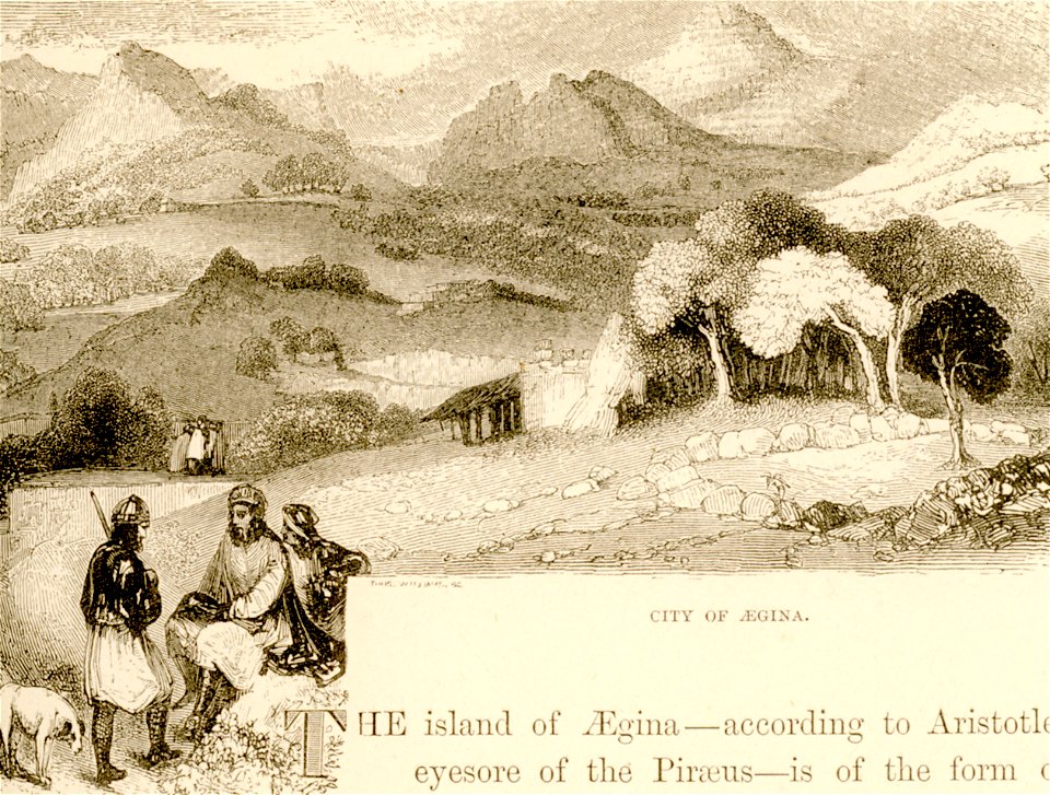City of Aegina - Wordsworth Christopher - 1882