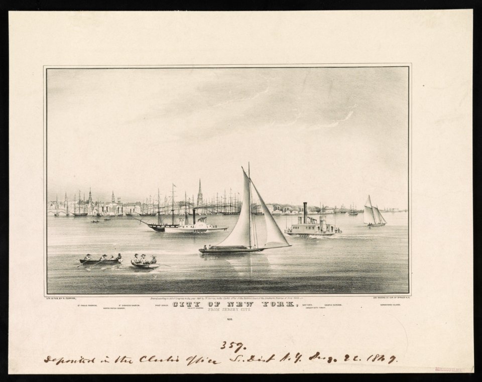 City of New York- From Jersey City LCCN90715984