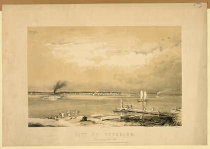 City of Superior, Wisconsin, Novr. 1856 LCCN2003679943