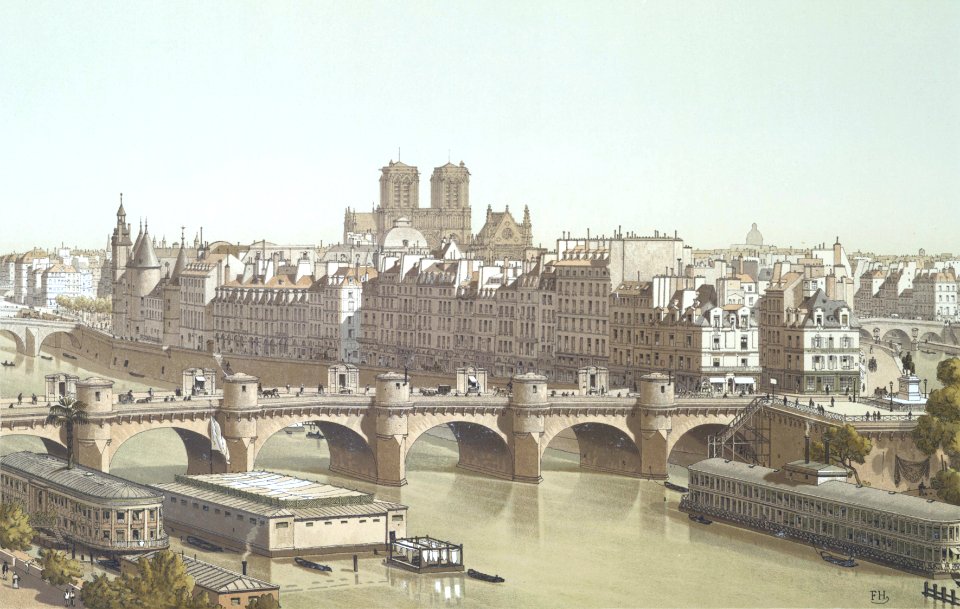 Cité et Pont-Neuf 1840