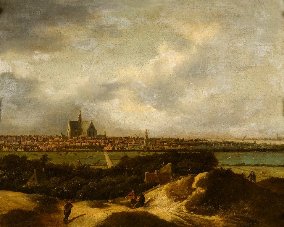 Claes Hals - Gezicht op Haarlem - BR0001 (R449) - Rijksmuseum Twenthe
