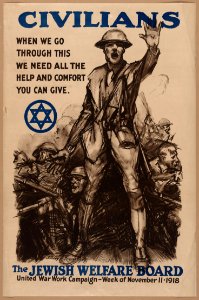 Civilians, when we go through this we need all the help and comfort you can give - The Jewish Welfare Board - Sidney H. Riesenberg. LCCN2002722437. Free illustration for personal and commercial use.